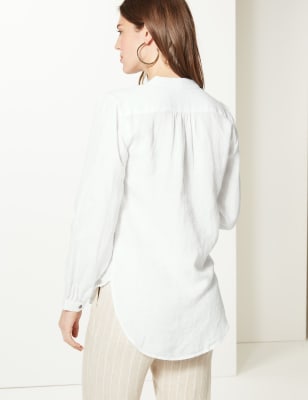 Marks and spencer ladies white clearance shirt