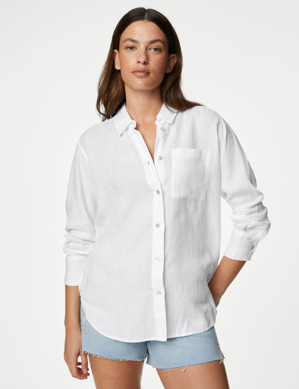 Pure Linen Relaxed Shirt image 3