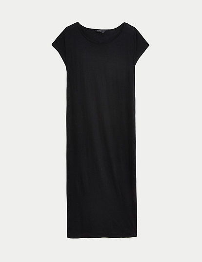 Black Dress With Short Sleeves