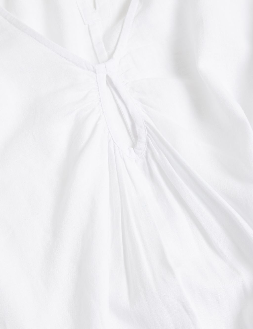Linen Rich V-Neck Mini Beach Dress image 5