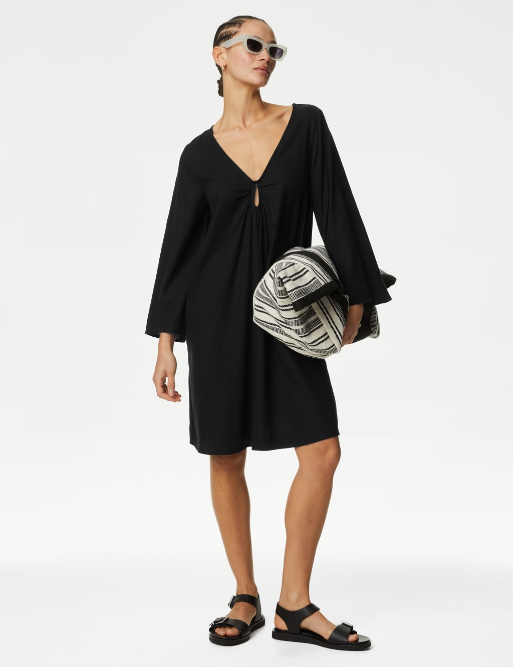 M&s ladies black dresses 2025