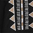 Pure Cotton Embroidered Mini Beach Dress - blackmix