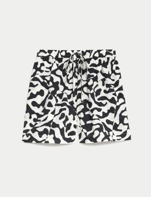 Pure Cotton Printed Beach Shorts