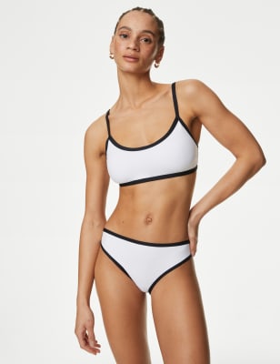 Padded Scoop Neck Bikini Top, M&S Collection