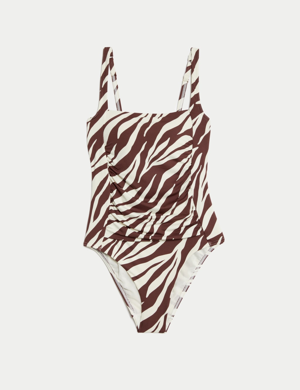 Tummy Control Printed Square Neck Swimsuit image 2