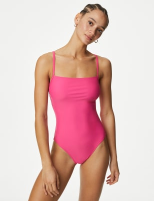 Maillot de bain à encolure carrée