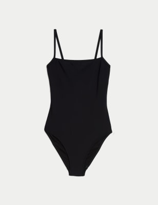 XL) M&S TUMMY CONTROL MONOCHROME ONE PIECE SWIMSUIT, Women's