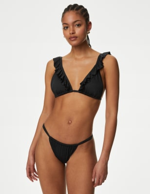 

M&S Collection Parte de abajo de bikini de talle altoWomens - Black, Black