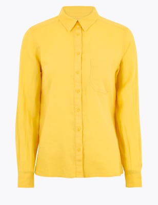 marks and spencer yellow blouse