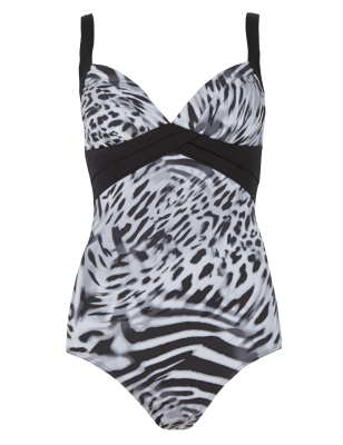 Secret Slimming™ Zebra Print Swimsuit | M&S Collection | M&S