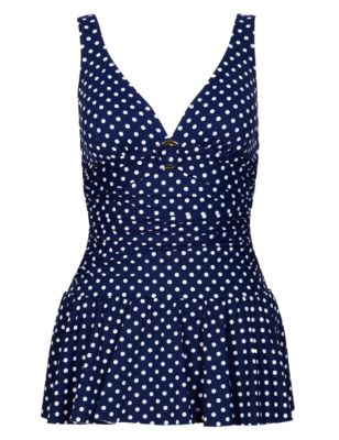Spotted Skirted Swimsuit | M&S Collection | M&S