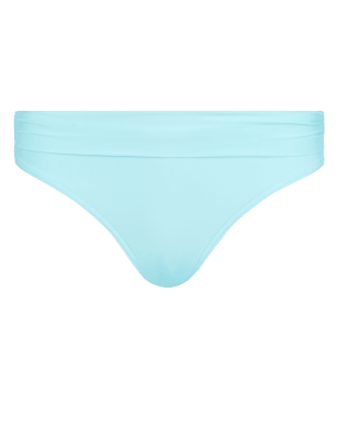 Roll Top Hipster Bikini Bottoms | M&S Collection | M&S