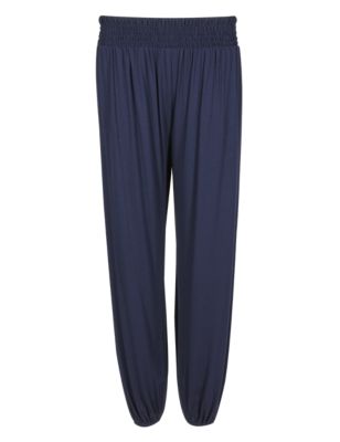 Smocked Waist Harem Trousers | M&S Collection | M&S