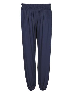 Smocked Waist Harem Trousers | M&S Collection | M&S