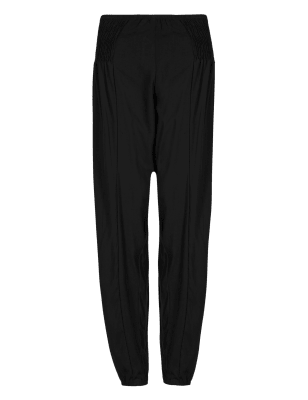 Smocked Waist Beach Harem Trousers, M&S Collection