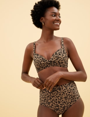 Marks and spencer leopard cheap print swimsuit