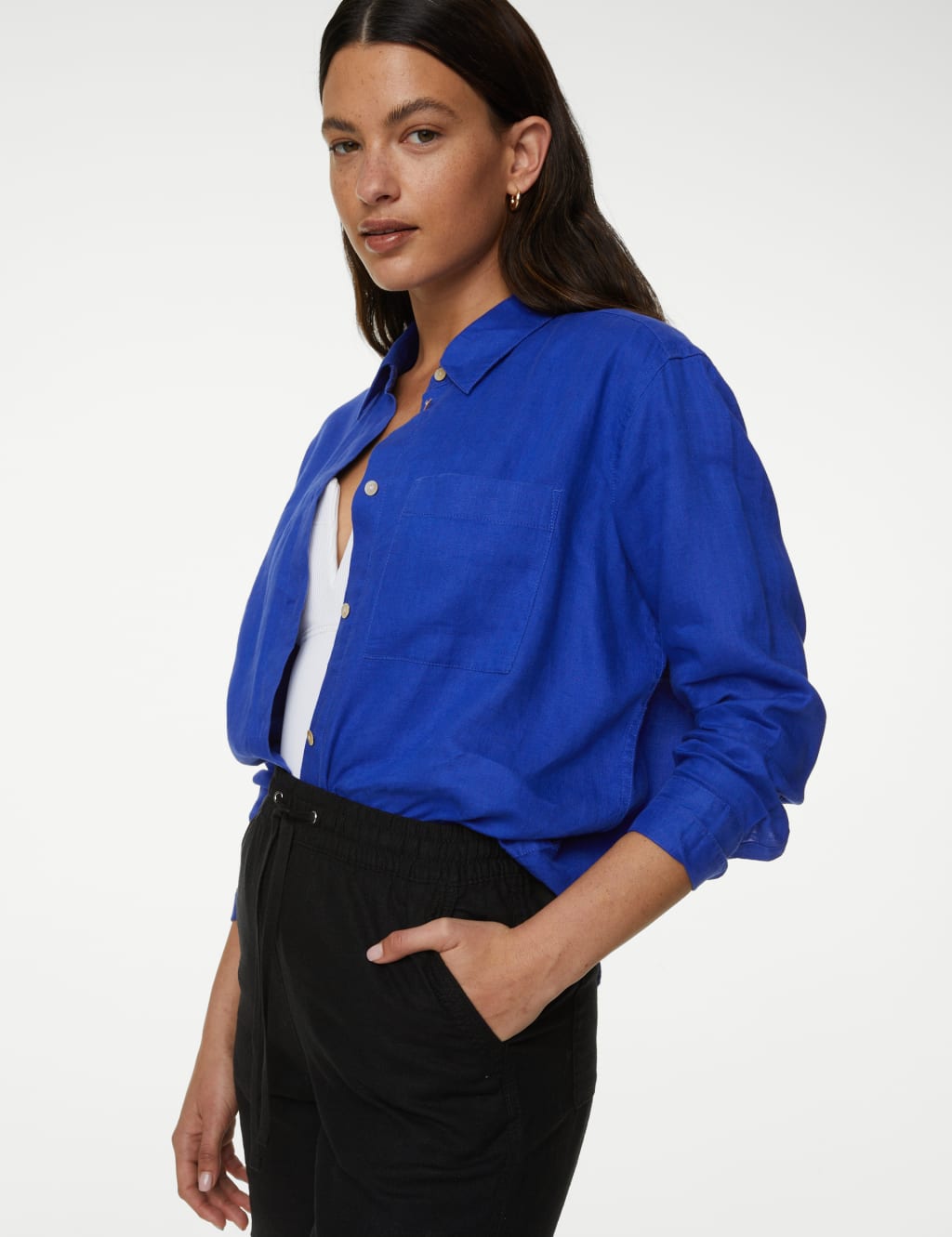 Pure Linen Oversized Shirt image 3