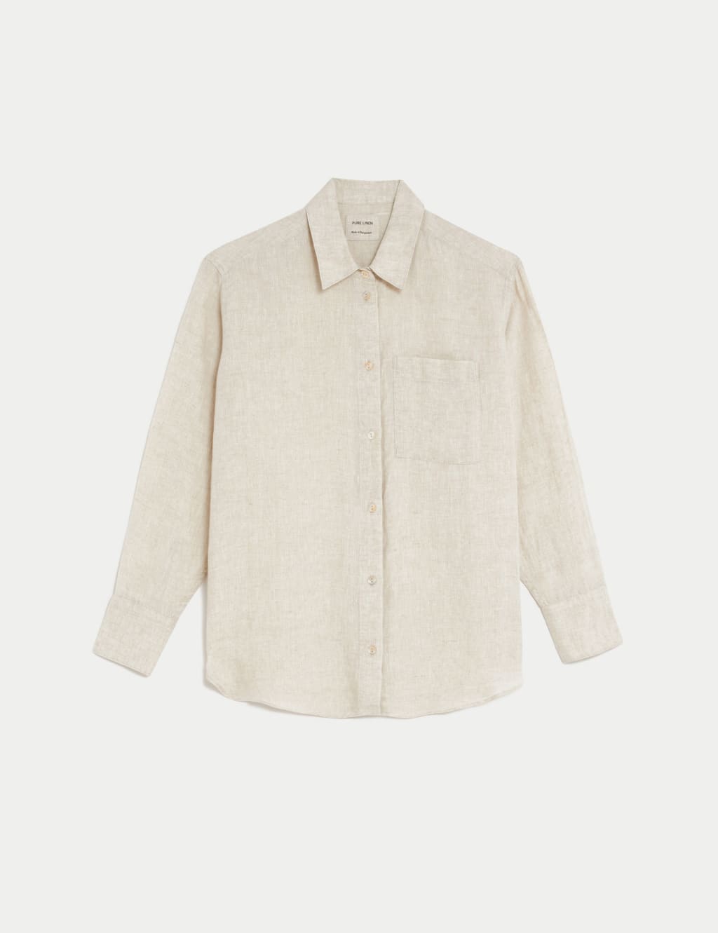 Pure Linen Oversized Shirt image 2