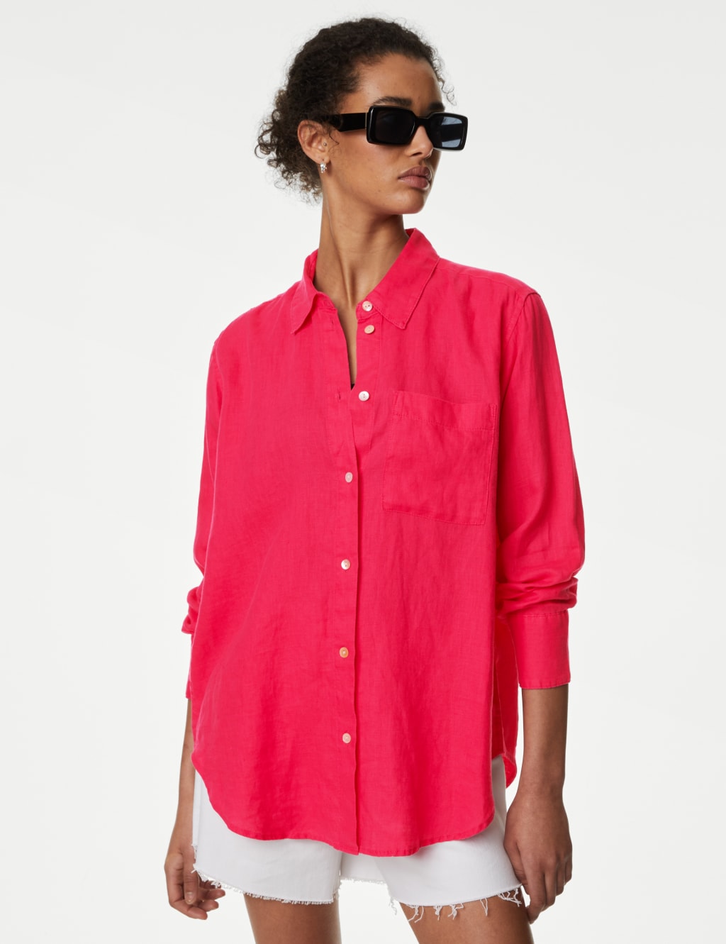 Pure Linen Oversized Shirt image 4
