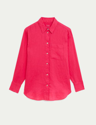 Pure Linen Oversized Shirt