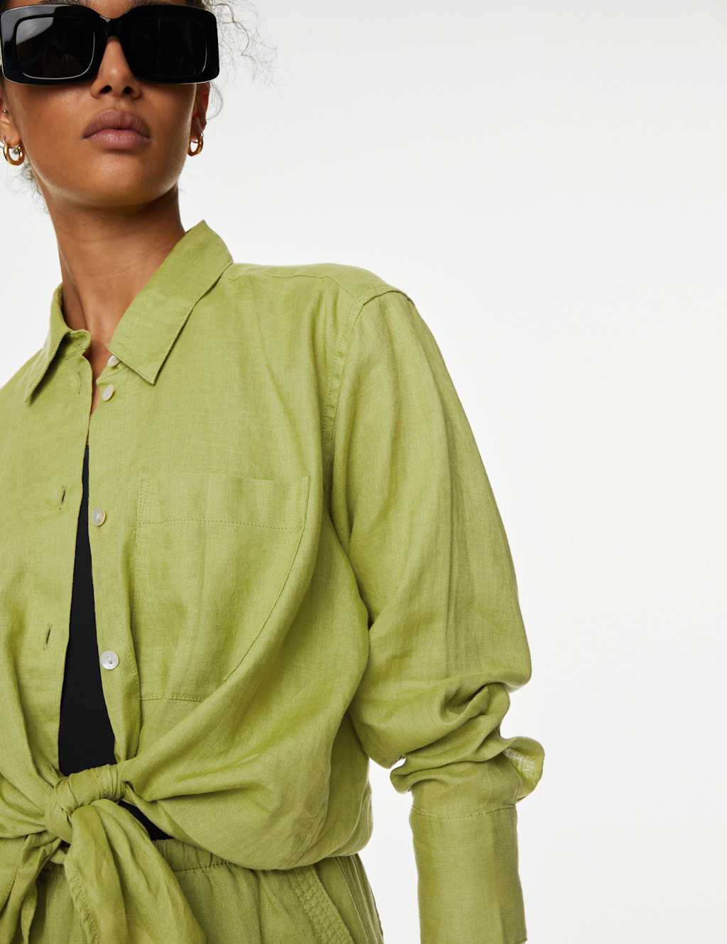 Pure Linen Oversized Shirt image 3