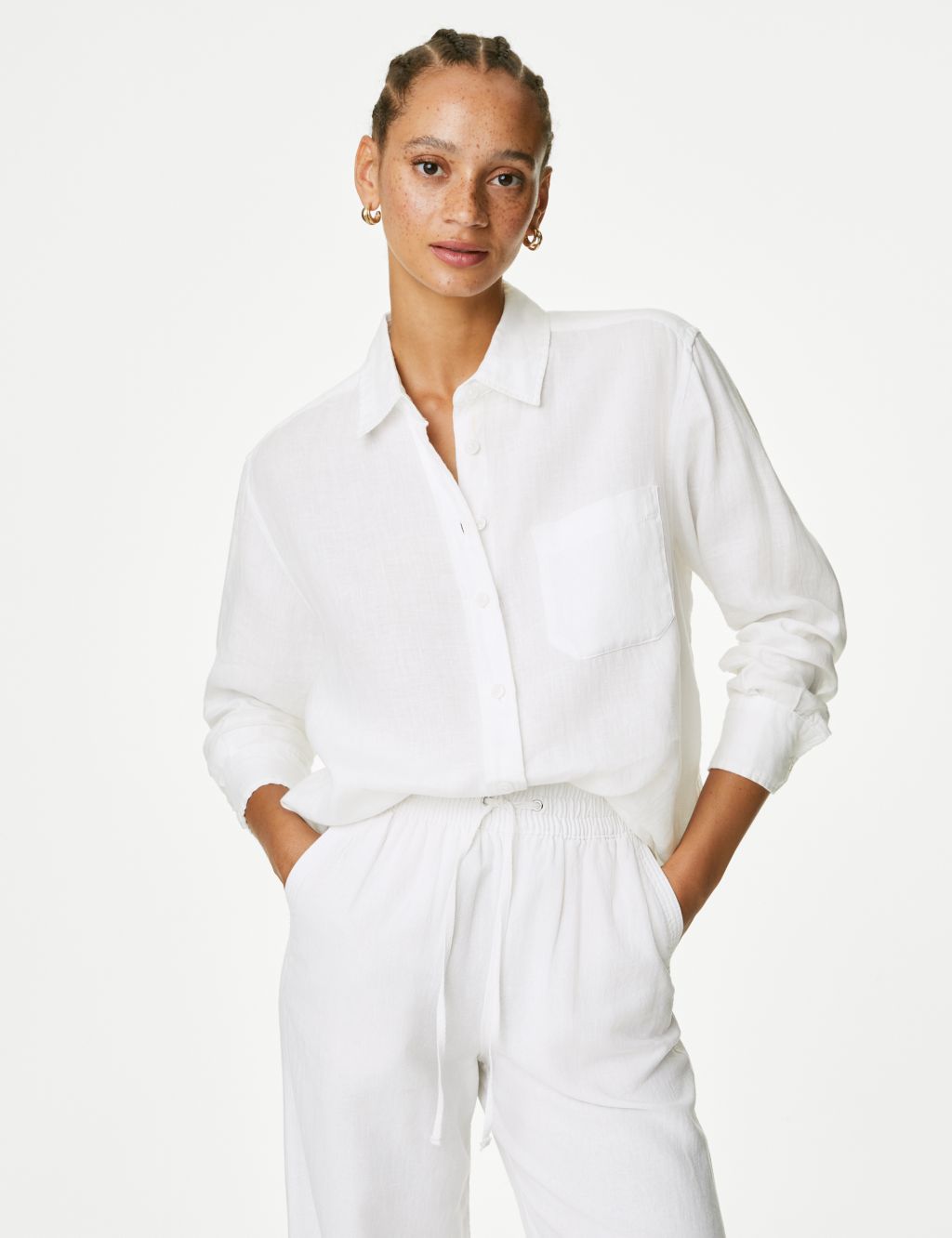 Pure Linen Oversized Shirt image 5