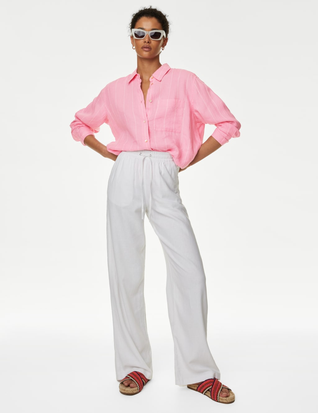 Pure Linen Oversized Shirt image 2