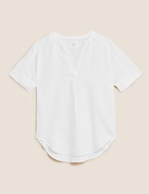 Nacarado Tendencia Templado Women's Short-Sleeved Shirts & Blouses | M&S