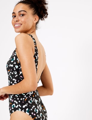 marks and spencer leopard print swimsuit