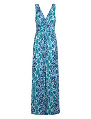 Faux Snakeskin Print Maxi Dress | M&S Collection | M&S