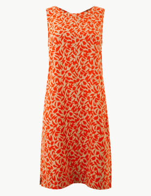 Marks and spencer leaf hotsell print dress