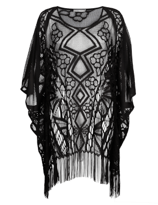 SHORT LACE UP KAFTAN MASKING MADNESS main image 0