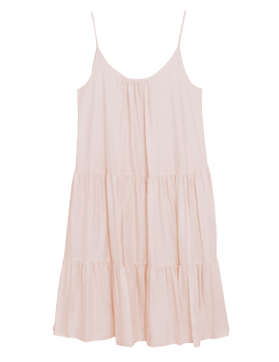 

M&S Collection Minivestido playero en capasWomens - Calico, Calico