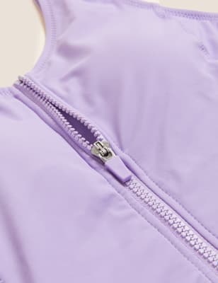 

Womens GOODMOVE Active Zip Through Swimsuit - Lilac, Lilac