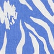 Linen Rich Printed Round Neck Shift Dress - bluemix