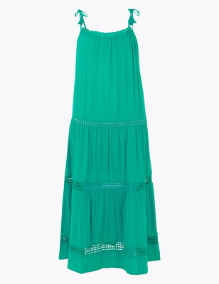 m&s green dress