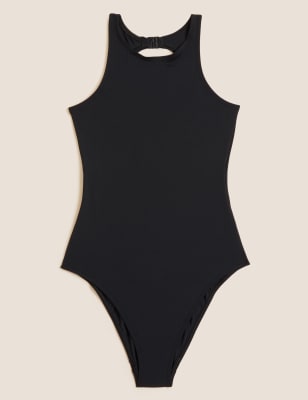 

Womens M&S Collection High Neck Swimsuit - Black, Black