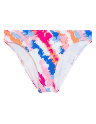 

M&S Collection Parte de abajo de bikini de corte alto teñidoWomens - Pink Mix, Pink Mix