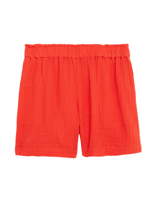 

Womens M&S Collection Pure Cotton Shorts - Tomato, Tomato