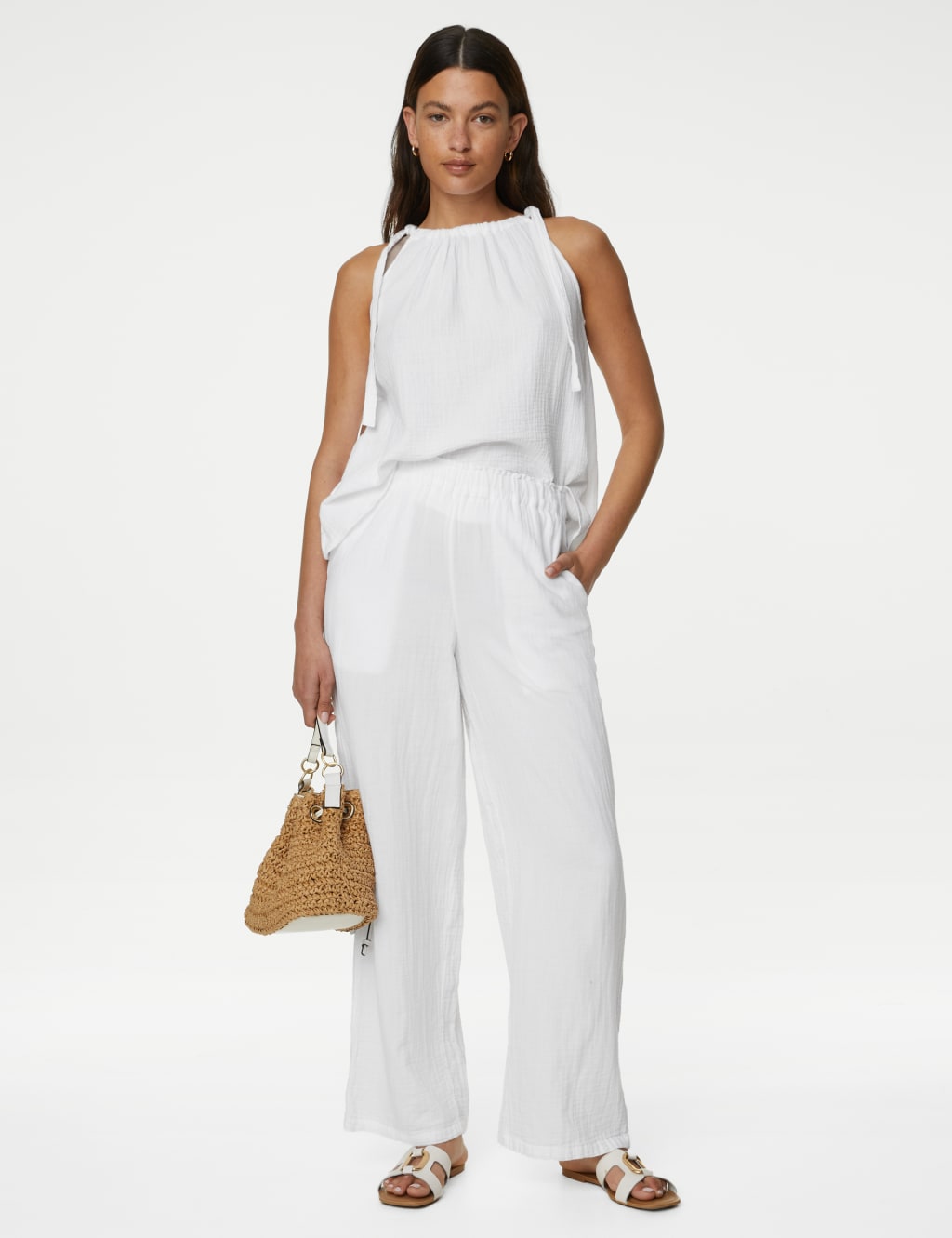 M and s ladies summer trousers best sale