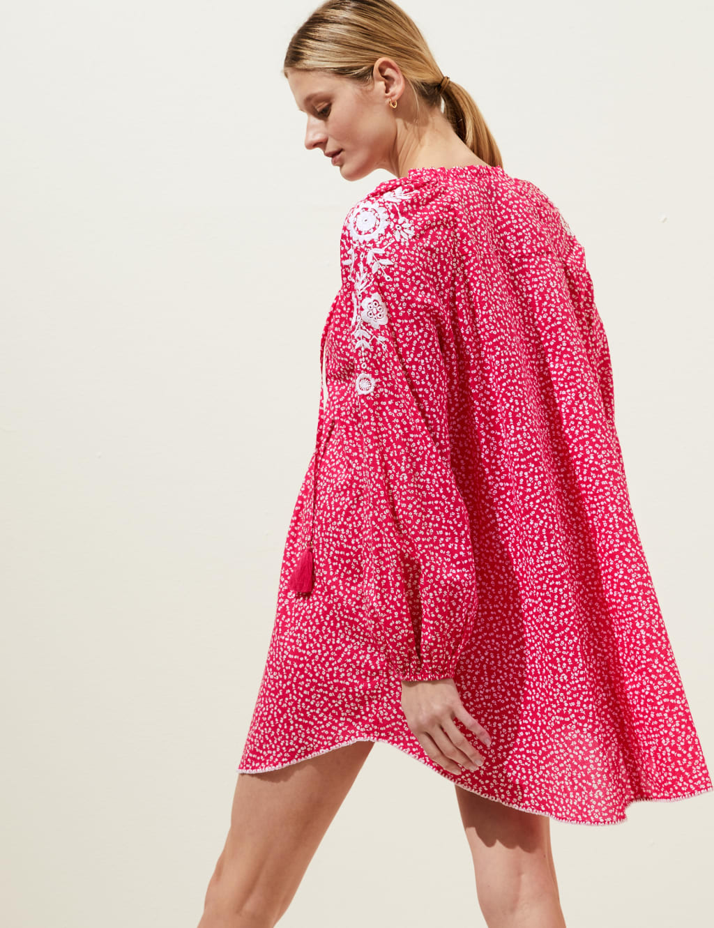 Pure Cotton Printed Beach Cover Up Kaftan image 4