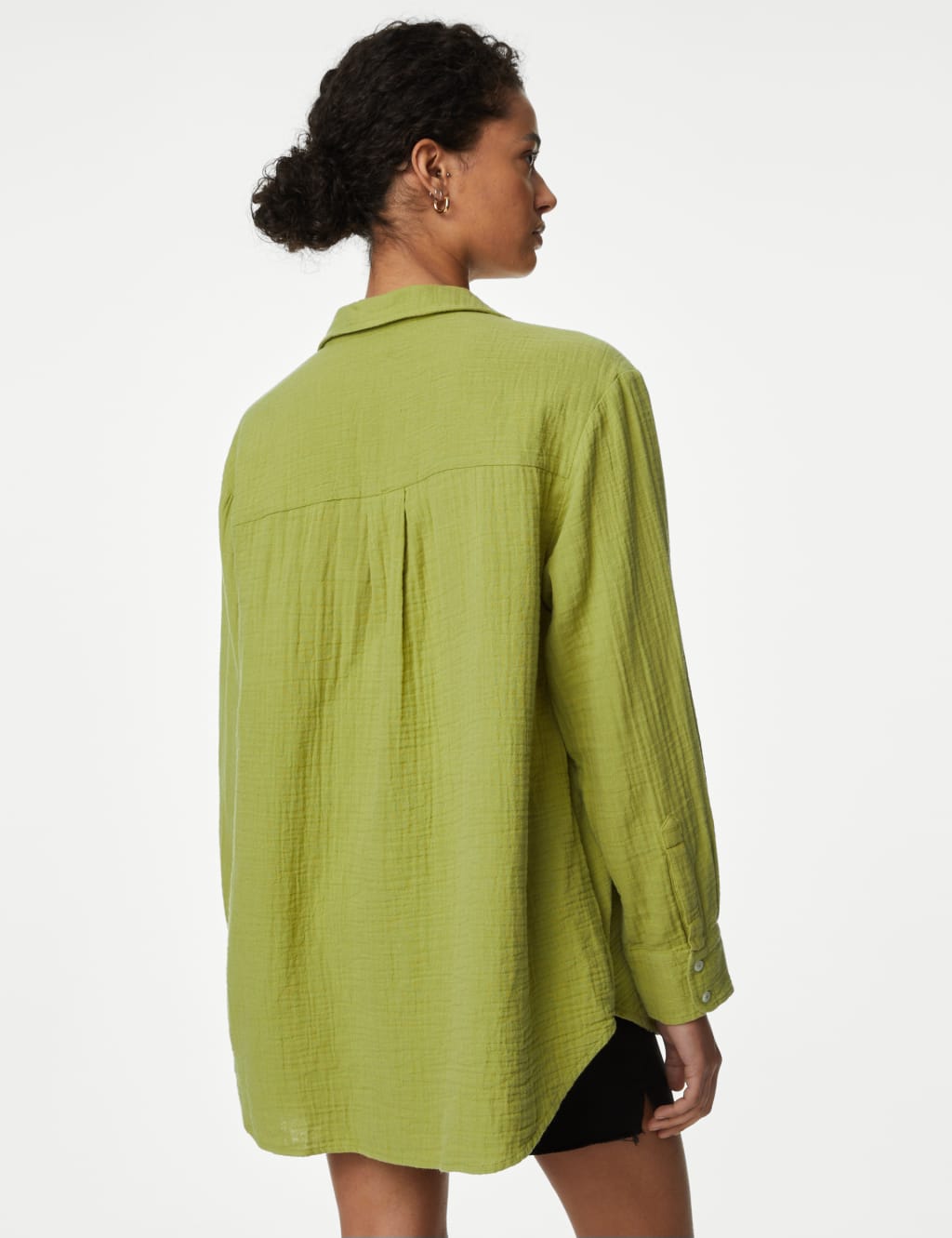 Pure Cotton Textured Beach Shirt image 4