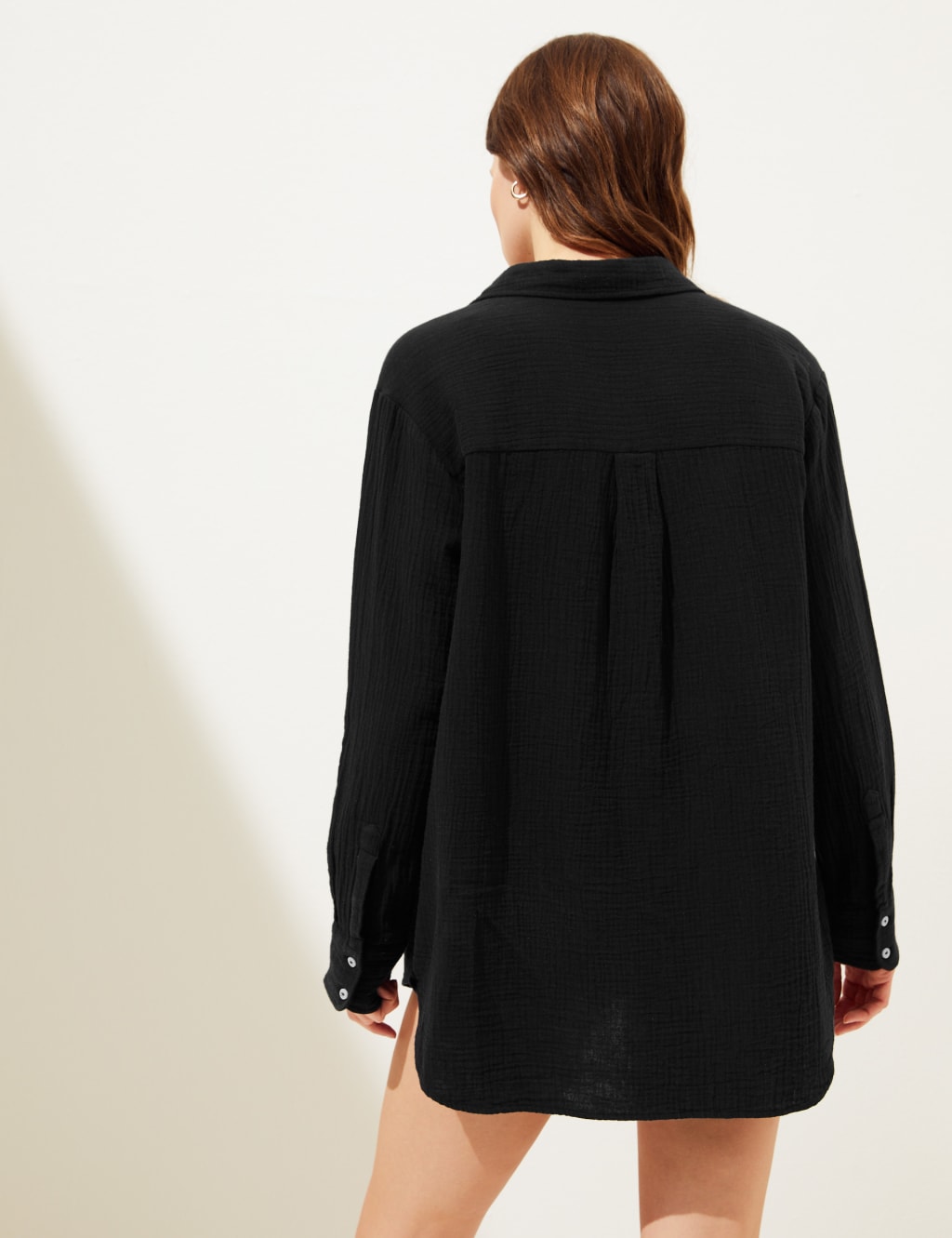 Pure Cotton Textured Beach Shirt image 4