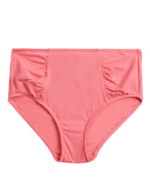 

M&S Collection Parte de abajo de bikini de cintura alta con sujeción del vientreWomens - Flamingo, Flamingo