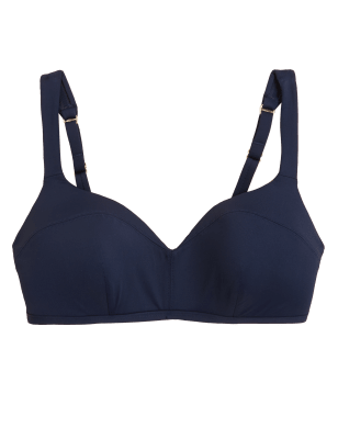 

Womens M&S Collection Bikinioberteil im Plunge-Stil - Navy, Navy