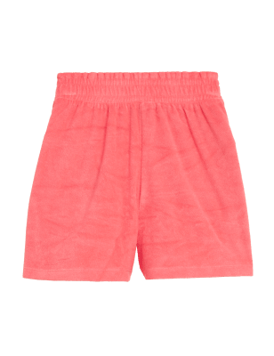 

Womens M&S Collection Cotton Rich Towelling Beach Shorts - Flamingo, Flamingo