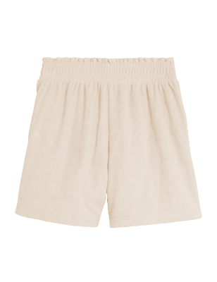 

M&S Collection Pantalón corto playero de rizo de algodónWomens - Sand, Sand