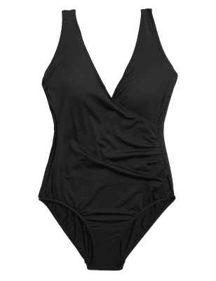 

M&S Collection Bañador escotado cruzado con sujeción del vientreWomens - Black, Black