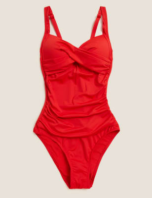 M&s red sales swimsuit