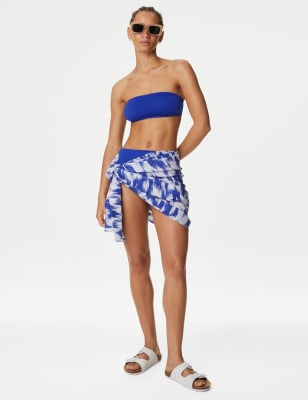 

Womens M&S Collection Padded Bandeau Bikini Top - Electric Blue, Electric Blue